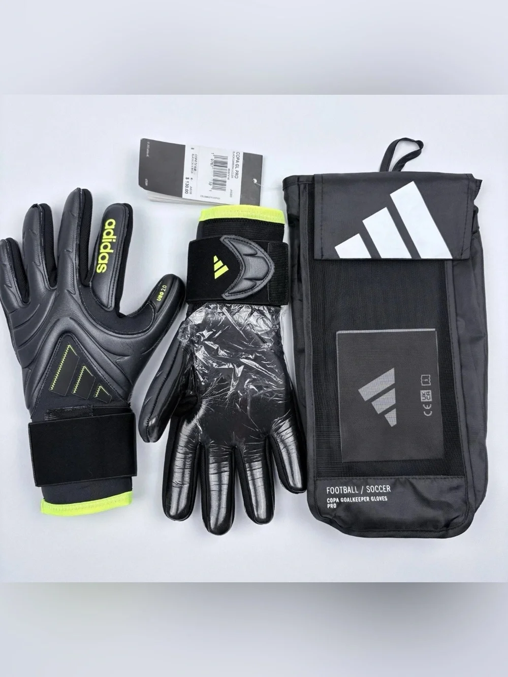 Adidas Copa GL Pro Promo Goalkeeper Soccer Gloves JN5335 Black adult Size 5